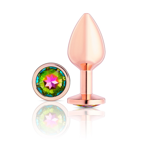 Cloud 9 Novelties Gems Rosy Gold Anal Plug -  Medium  4
