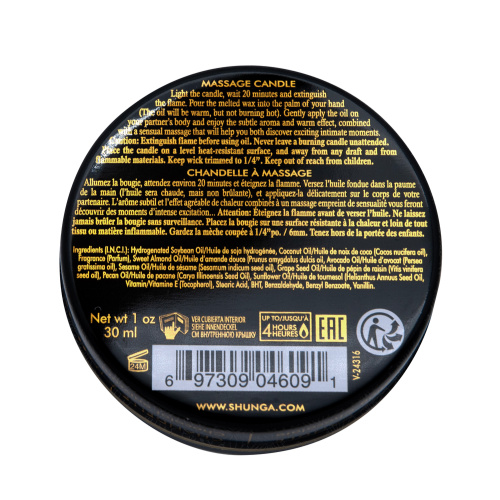 Mini Massage Candle - Excitation - Intoxicating Chocolate - 1 Fl. Oz.  3