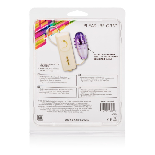Pleasure Orb Vibrating Egg - Purple  2