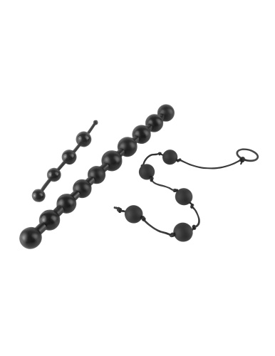 Anal Fantasy Collection Beginners Bead Kit - Black  2