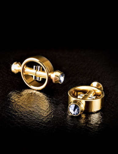 Fetish Fantasy Gold Magnetic Clamps - Gold  4