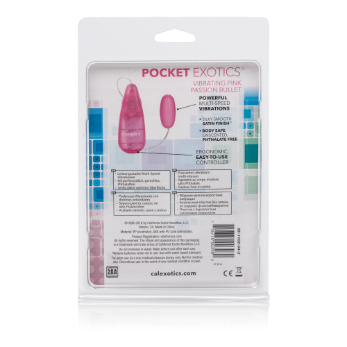 Pocket Exotics Bullet - Pink Passion  2