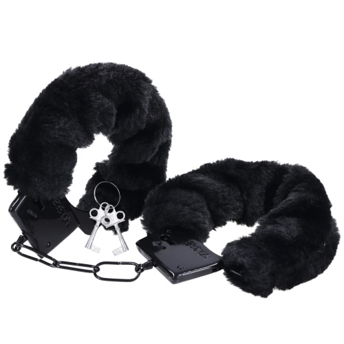 Merci - Fluff Cuffs - Black  5