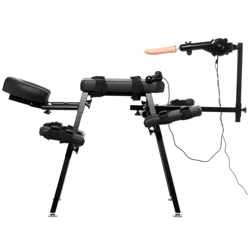Obedience Bench With Sex Machine - Black  3
