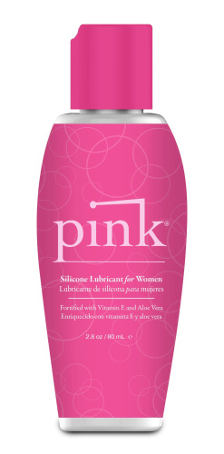 Pink - Silicone Lubricant - 2.8 Oz / 80 ml  2