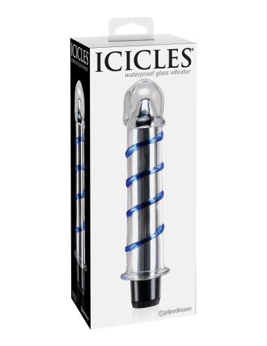 Icicles No. 20 - Clear / Blue  2