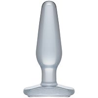 Crystal Jellies Butt Plug - Medium - Clear