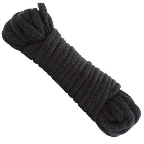 Bondage Rope - Cotton - Japanese Style - Black  2