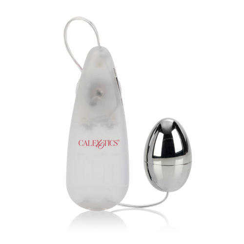Pocket Exotics Vibrating Egg - Silver  2