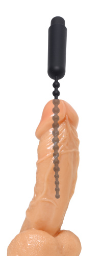 Dark Rod Vibrating Beaded Silicone Sound  2