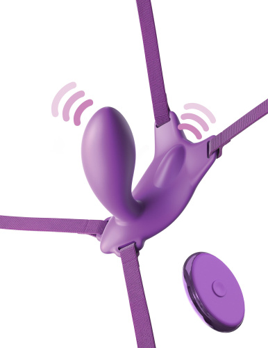Fantasy for Her Ultimate G-Spot Butterfly Strap-on - Purple  3
