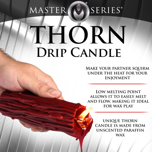 Thorn Drip Candle - Red  5
