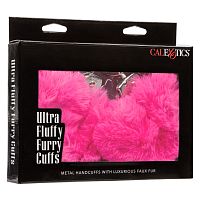 Ultra Fluffy Furry Cuffs - Pink