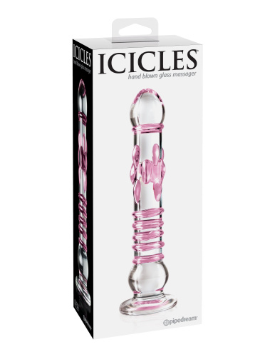 Icicles No. 6 - Clear / Pink  4