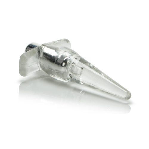 Mini Vibro Tease Slender Probe - Clear  3