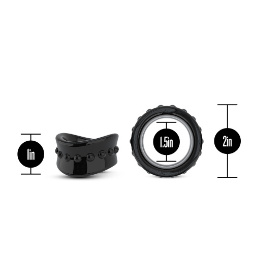 Stay Hard - Beef Ball Stretcher - 1.5 Inch  Diameter - Black  3