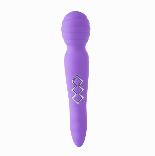 Zoe Twisty Dual Vibrating Pleasure Wand - Purple  5
