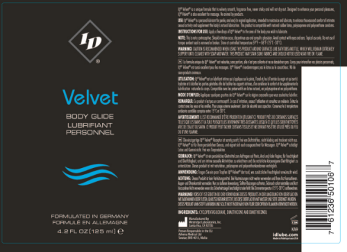 ID Velvet Body Glide 4.2 Oz  2