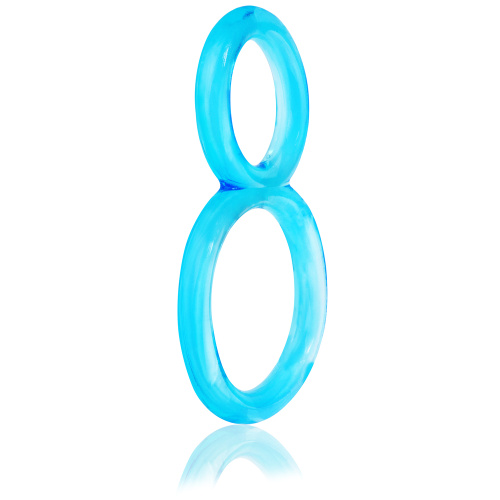 Ofinity Double Ring - Blue  3