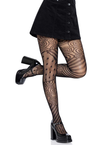 Doll Net Tights - One Size - Black  3
