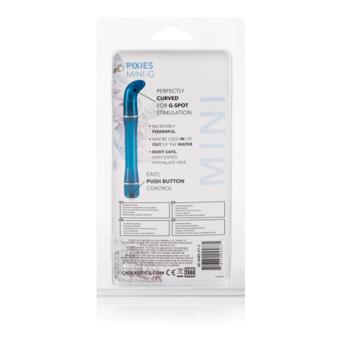 Pixies Mini G Waterproof Vibe - Blue  2