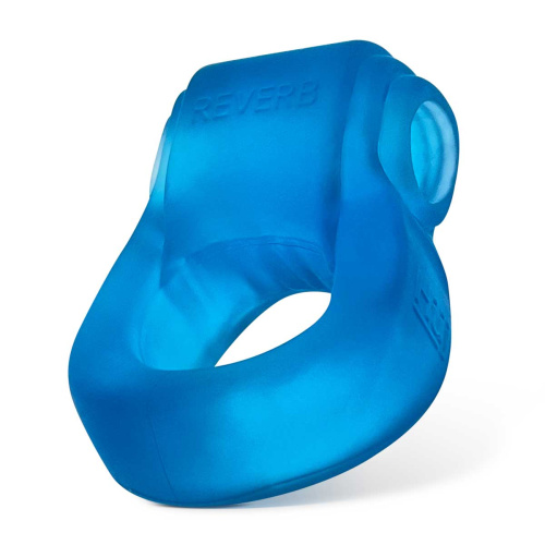 Glowdick Cockring With Led - Blue Ice  2