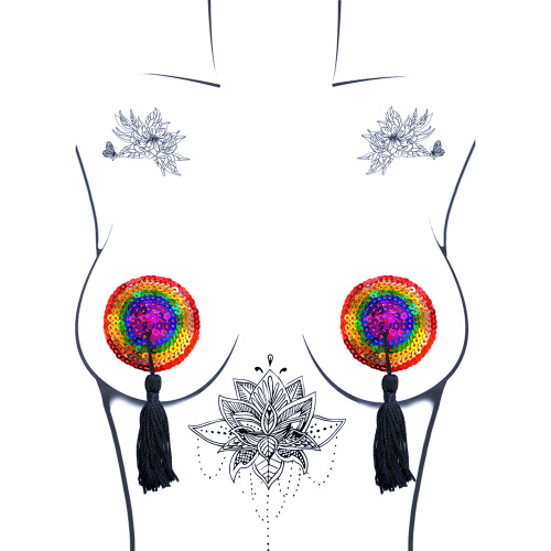Lgbtqa and Xo Reusable Silicone Nipztix  2