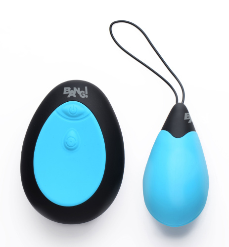 Bang - 10x Silicone Vibrating Egg - Blue  2