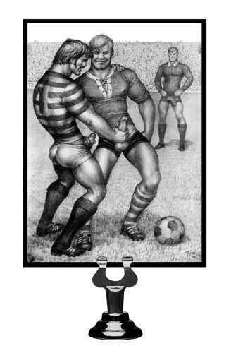Tom of Finland Silicone Cock Ring With 3 Weighted Balls  3