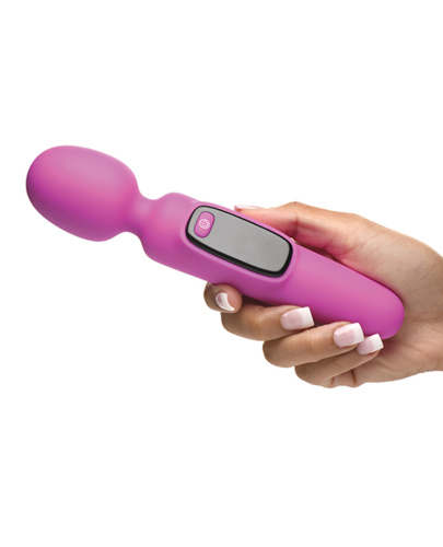 Bang Digital Silicone Wand - Purple  4