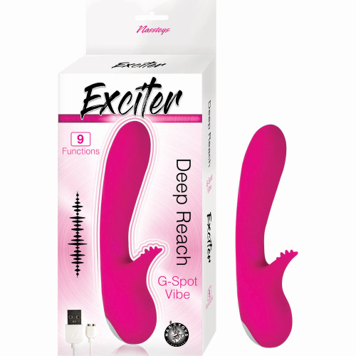 Exciter Deep Reach G-Spot Vibe - Pink  2