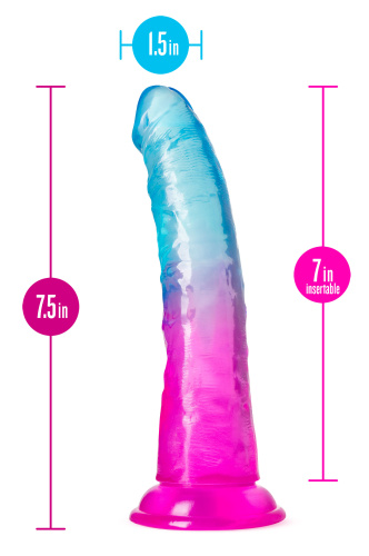B Yours - Beautiful Sky - 7 Inch Dildo - Sunset  2