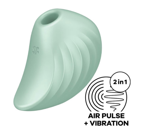 Satisfyer Pear Diver - Air Pulse Stimulator Plus  Vibration - Mint  2