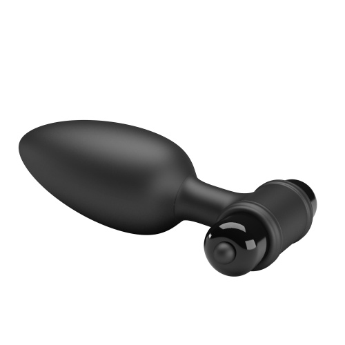Pretty Love Vibra Butt Plug II - Black  2