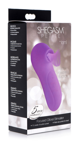 Shegasm Petite Focused Clitoral Stimulator - Purple  5