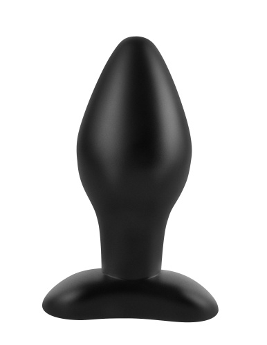 Anal Fantasy Collection Large Silicone Plug - Black  2