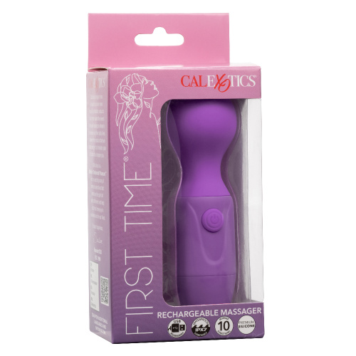 First Time Rechargeable Massager - Purple  2