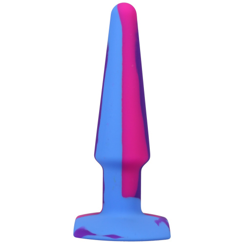 A-Play Groovy Silicone Anal Plug 5 Inch - Berry  4