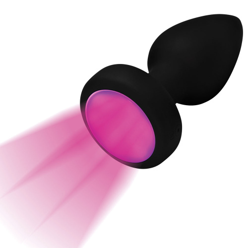 7x Light Up Rechargeable Anal Plug - Small  3