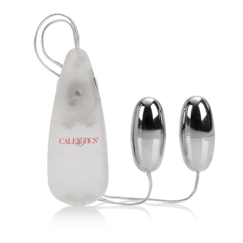 Pocket Exotics Vibrating Double Silver Bullets  2