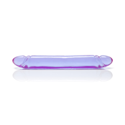 Reflective Gel Smooth Double Dong - Purple  2