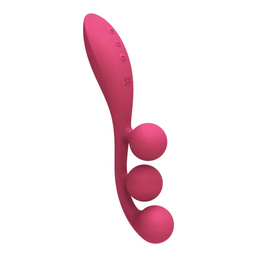 Tri Ball 1 Lay on Vibrator - Red  3