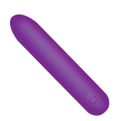 Tapered Flexible Silicone Bullet - Purple  3