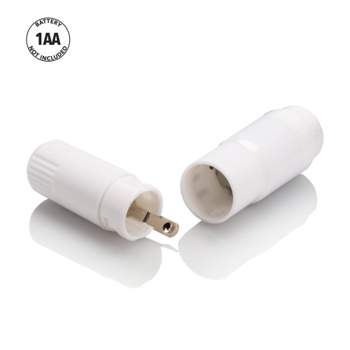 Compact Waterproof Personal Travel Massager With 4 Tips - White  5
