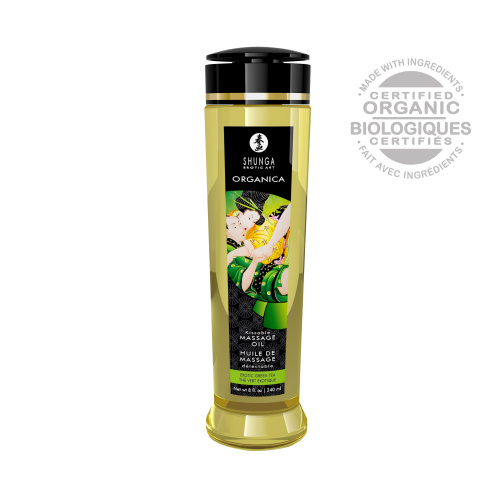 Organica Massage Oils - Green Tea - 8 Fl. Oz.  2