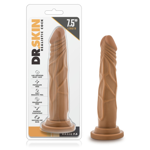 Dr. Skin - Realistic Cock - Basic 7.5 - Mocha  2