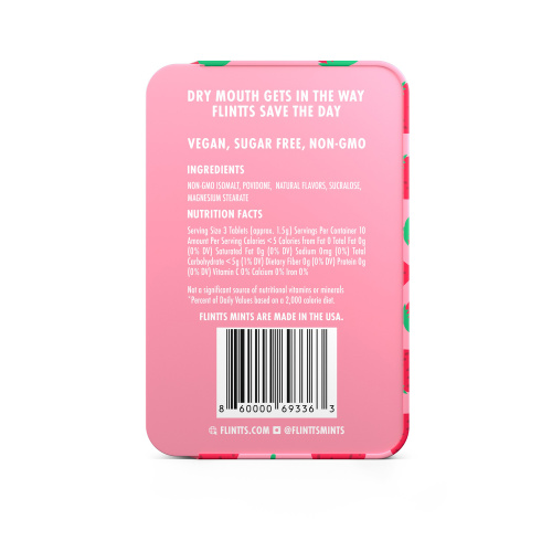 Flintts Mouth Watering Mints Strawberry Magic  -  F-Strength 225  2