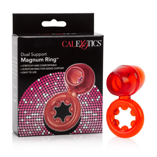 Dual Support Magnum Ring - Red  4