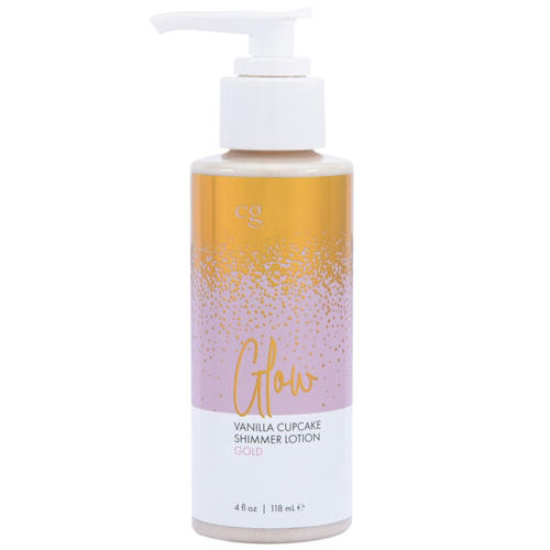 Glow Vanilla Cupcake Shimmer Lotion Gold 4 Oz  3