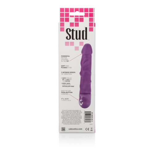 Waterproof Power Stud Rod Dong - Purple  2